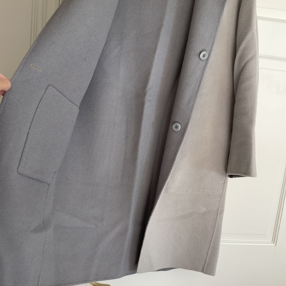 Theory Double Face Wool Bi Color Wool Coat - image 3